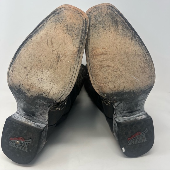 Old Gringo Black and Gold Western Rhinestone Boots - Picture 12 of 15